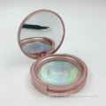 custom plastic circle lashes boxes with mirror